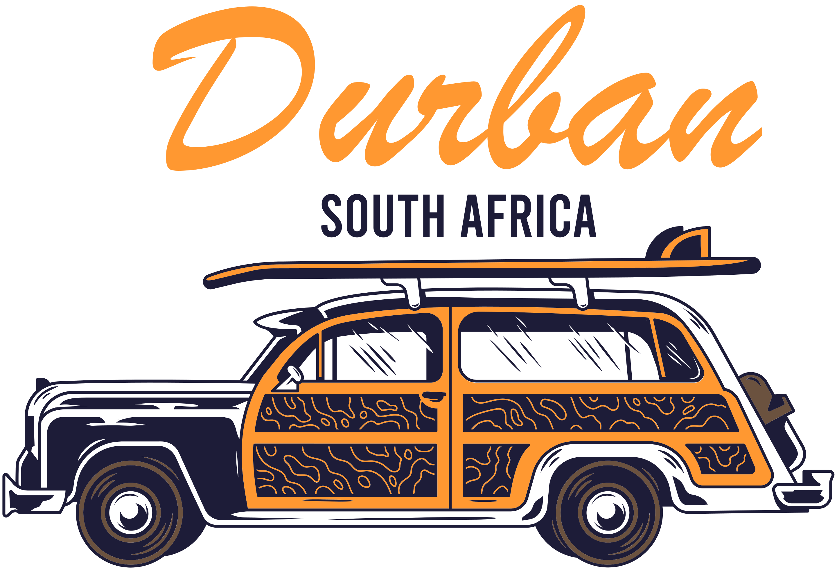 Durban car laptop stickers TenStickers