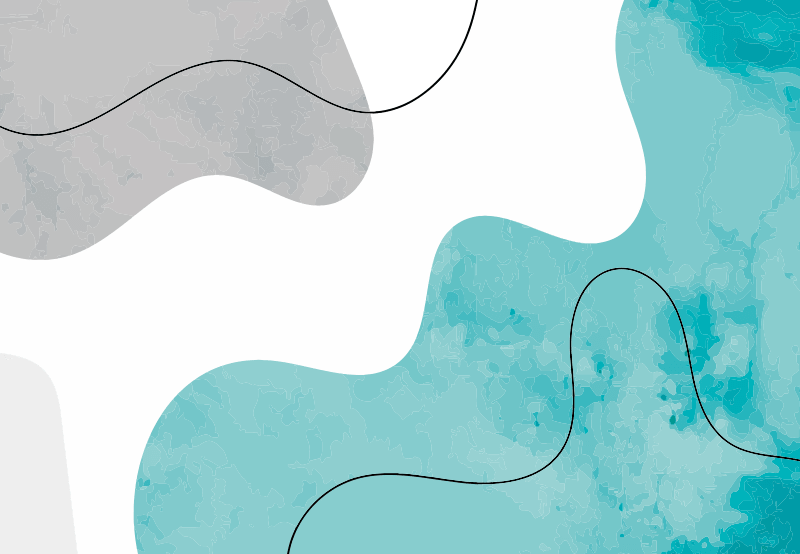 Watercolor shapes decals for furniture TenStickers