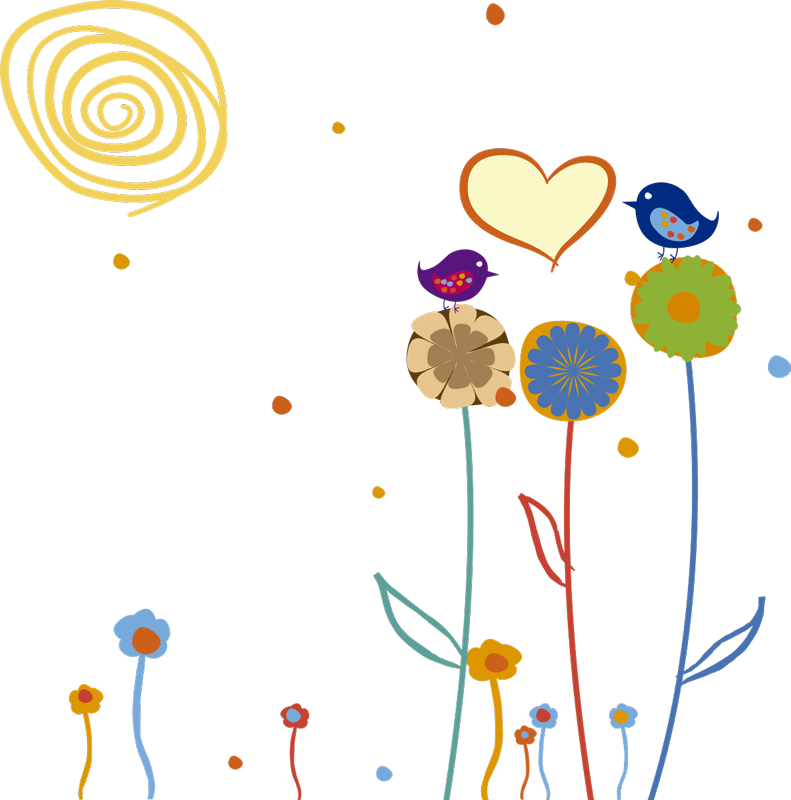 Kids Idyllic Garden Wall Sticker TenStickers