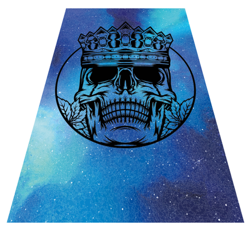 Hipster galaxy crown teenage rugs for bedrooms TenStickers