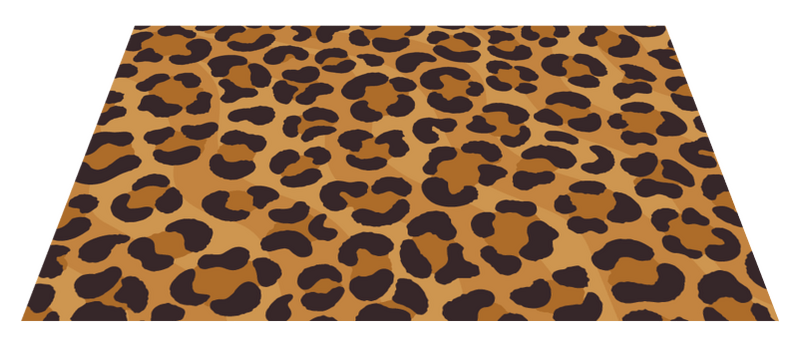 Alfombra vinilo animal print de jaguar TenVinilo