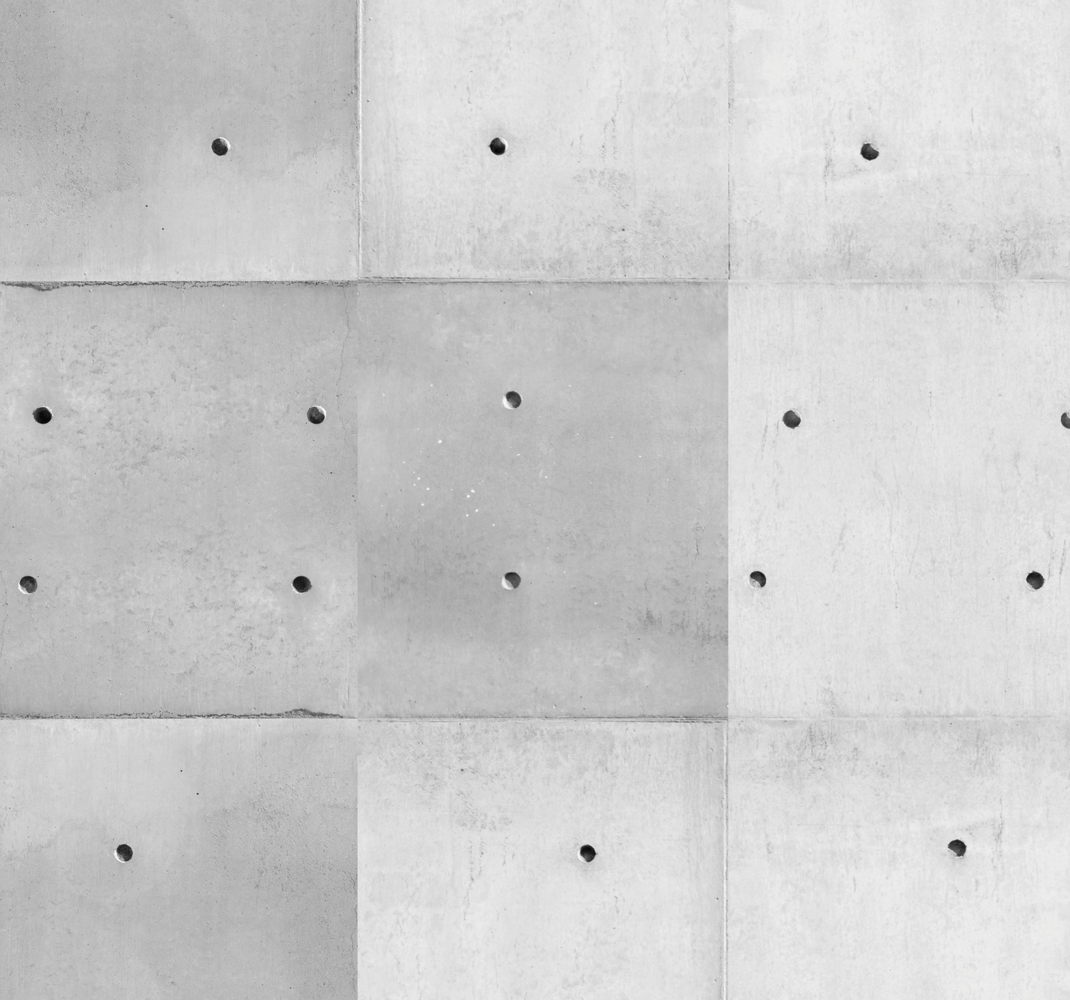 The charm of concrete living room wallpaper TenStickers