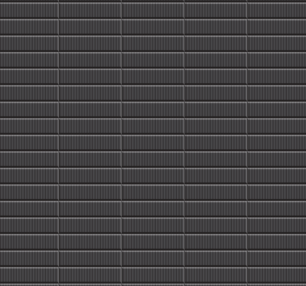 black tiles 3d wallpaper Kitchen Wallpaper TenStickers