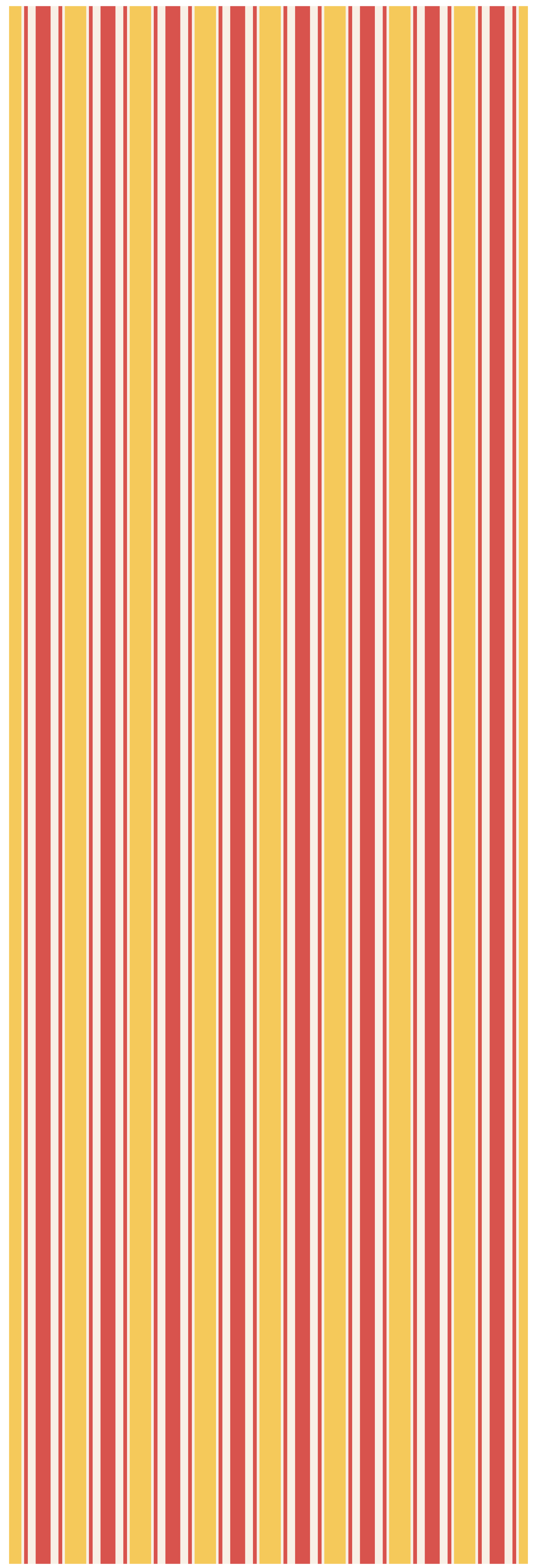 Horizontal striped design calid tones Bedroom Wallpaper TenStickers