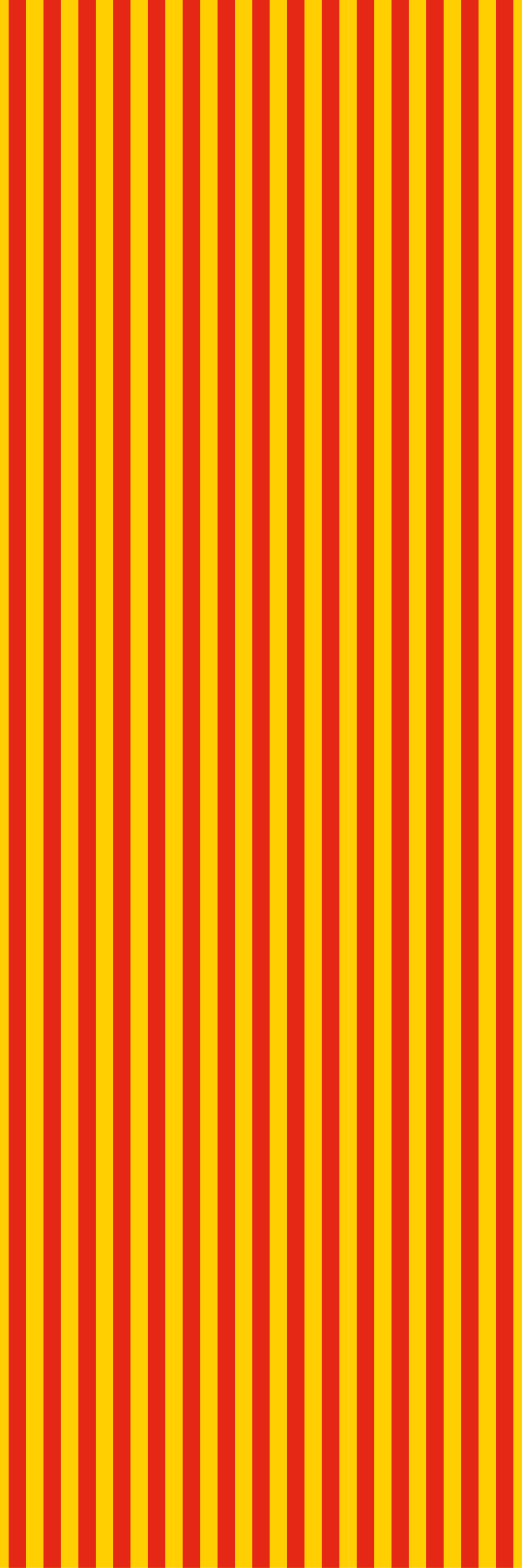 Orange and red horizontal stripes bedroom wallpaper TenStickers
