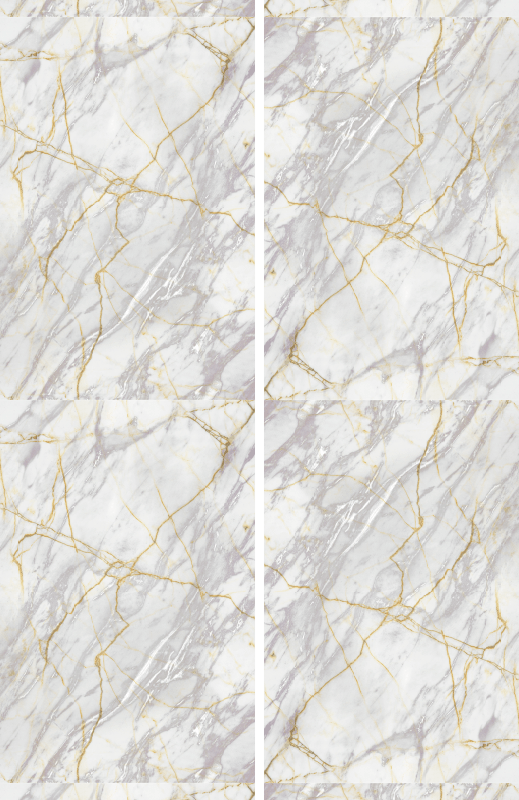 Realistic gray gold marble effect wallpaper TenStickers
