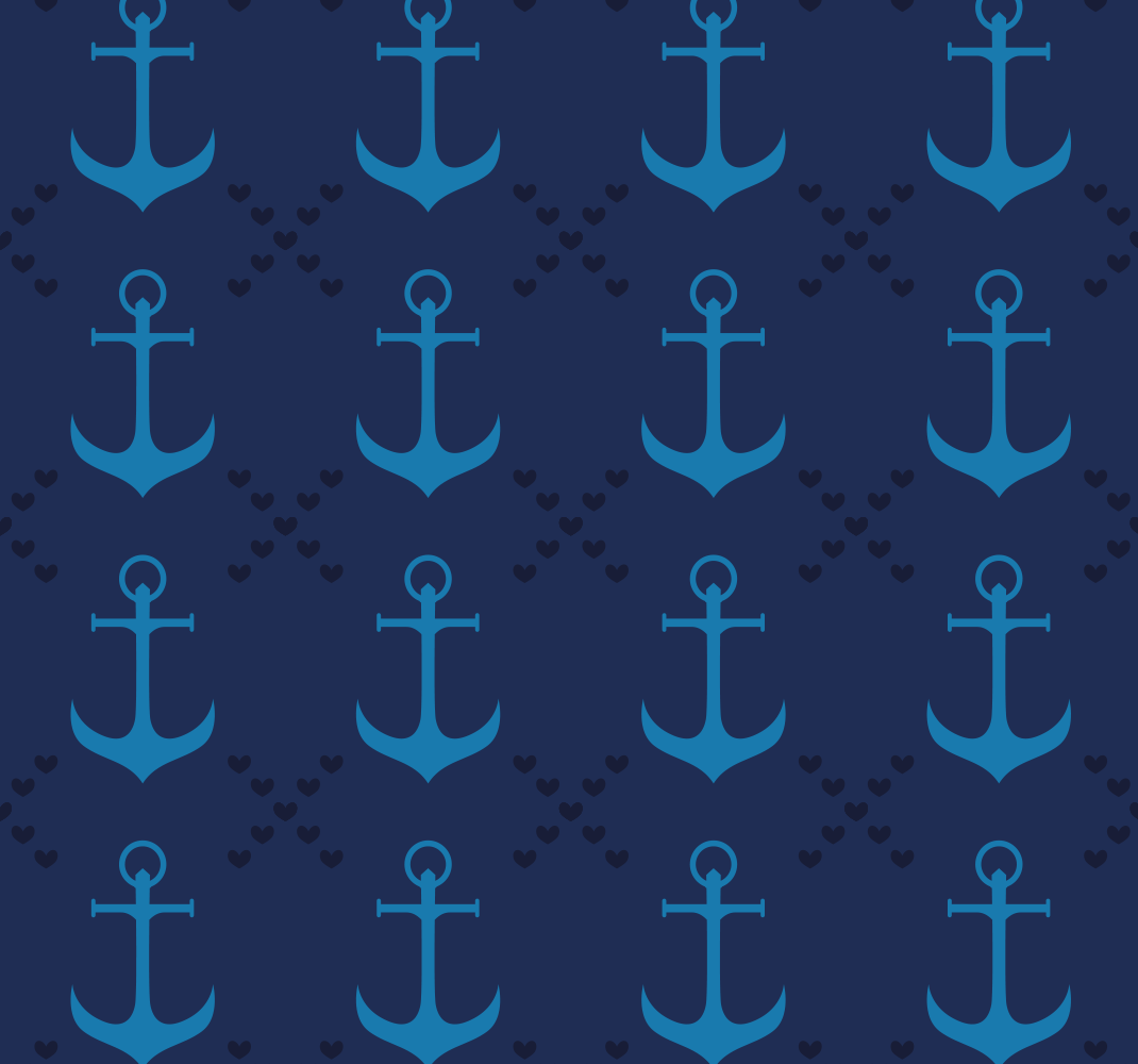 Anchors Navy wallpaper TenStickers