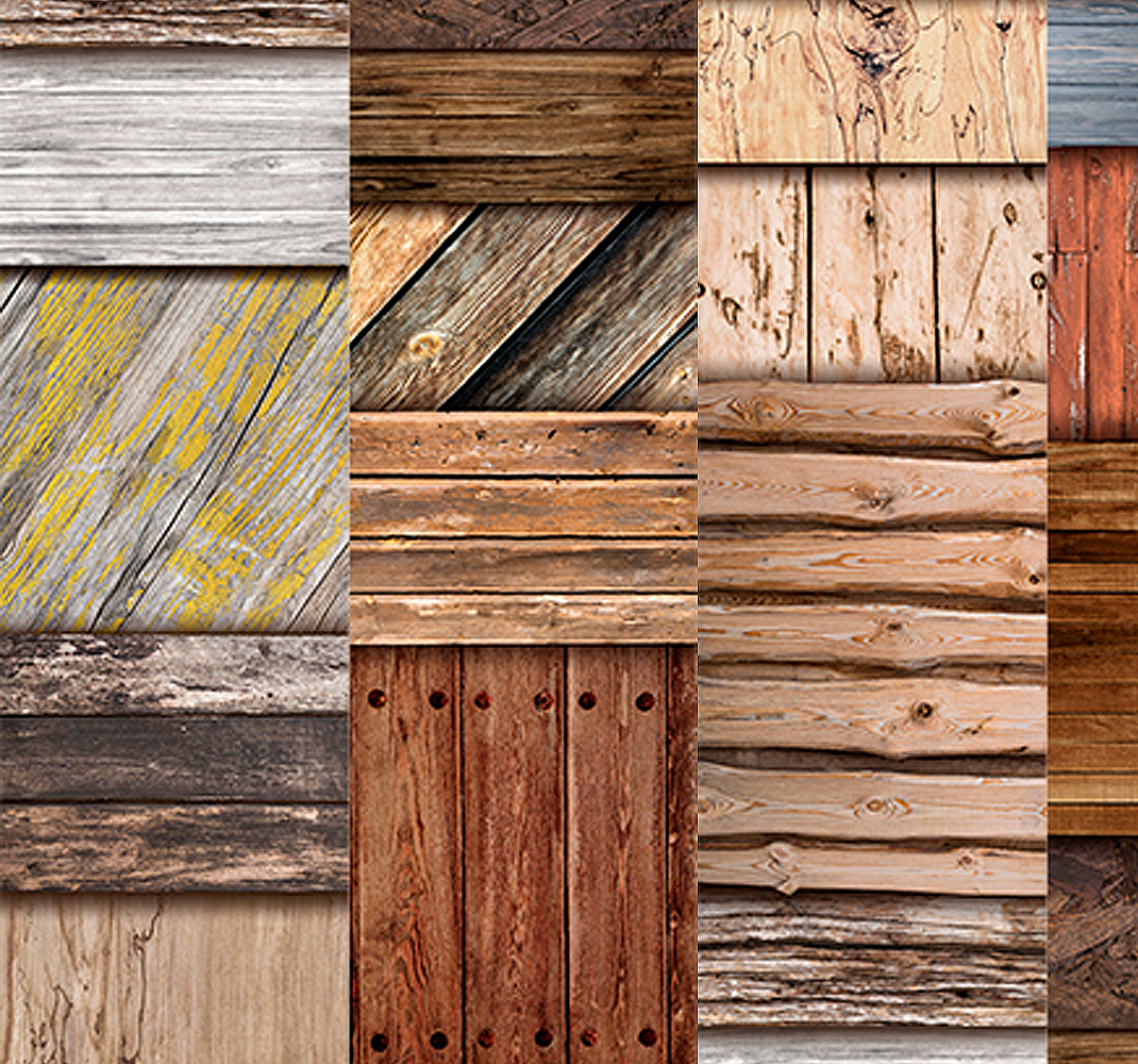 Rustic Timber Panels wood effect wallpaper