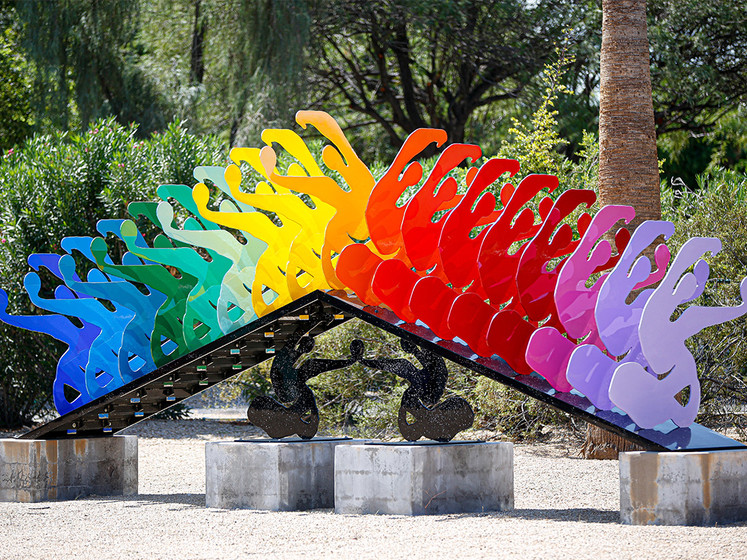 Arizonabased Rotraut brings her largescale and colorful sculptures to the Garden this fall
