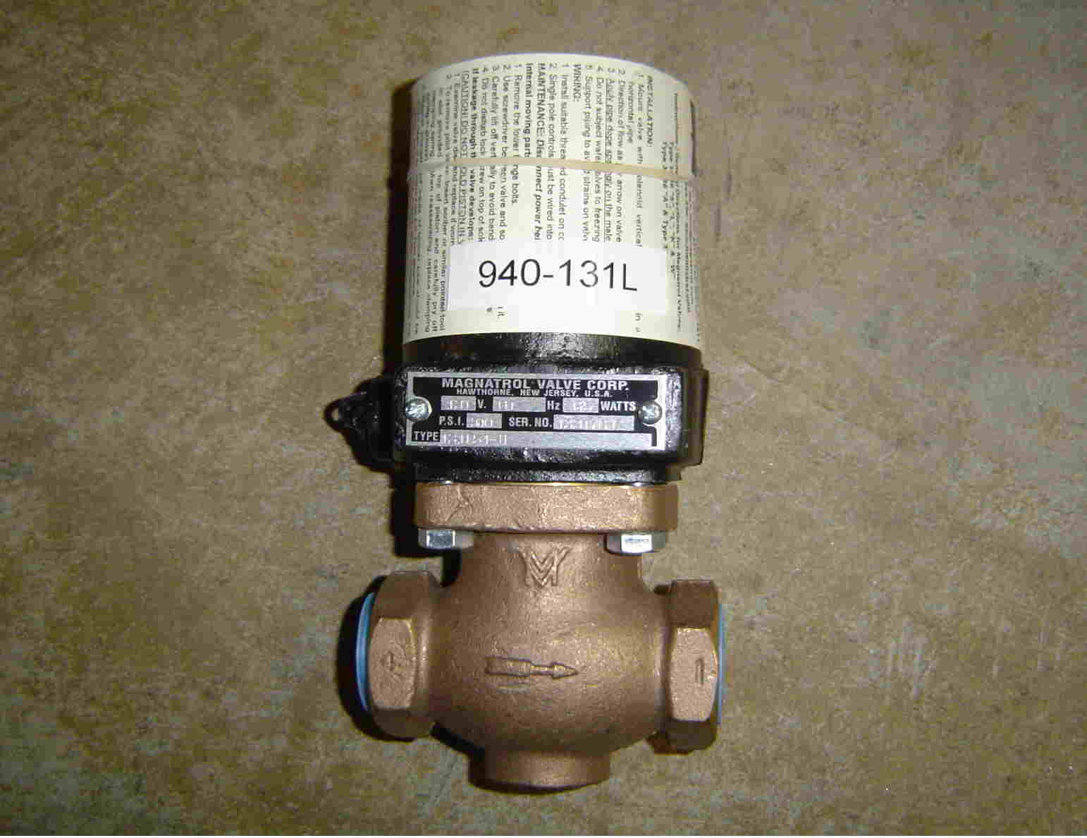 D.B. Johnsen Co. Boiler Sales and Service Boiler Solenoid Valves