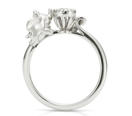 15 Awesome Disney Engagement Rings - The Little Mermaid Ring (459 x 403 Pixel)