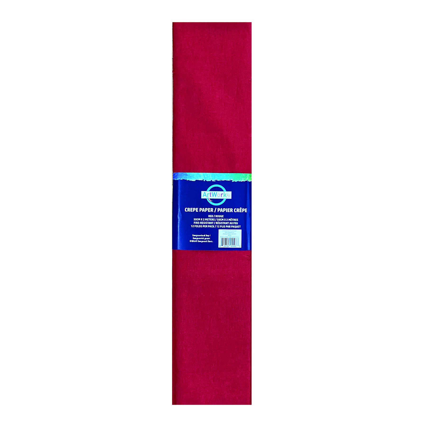 Red crepe paper DBLG Import