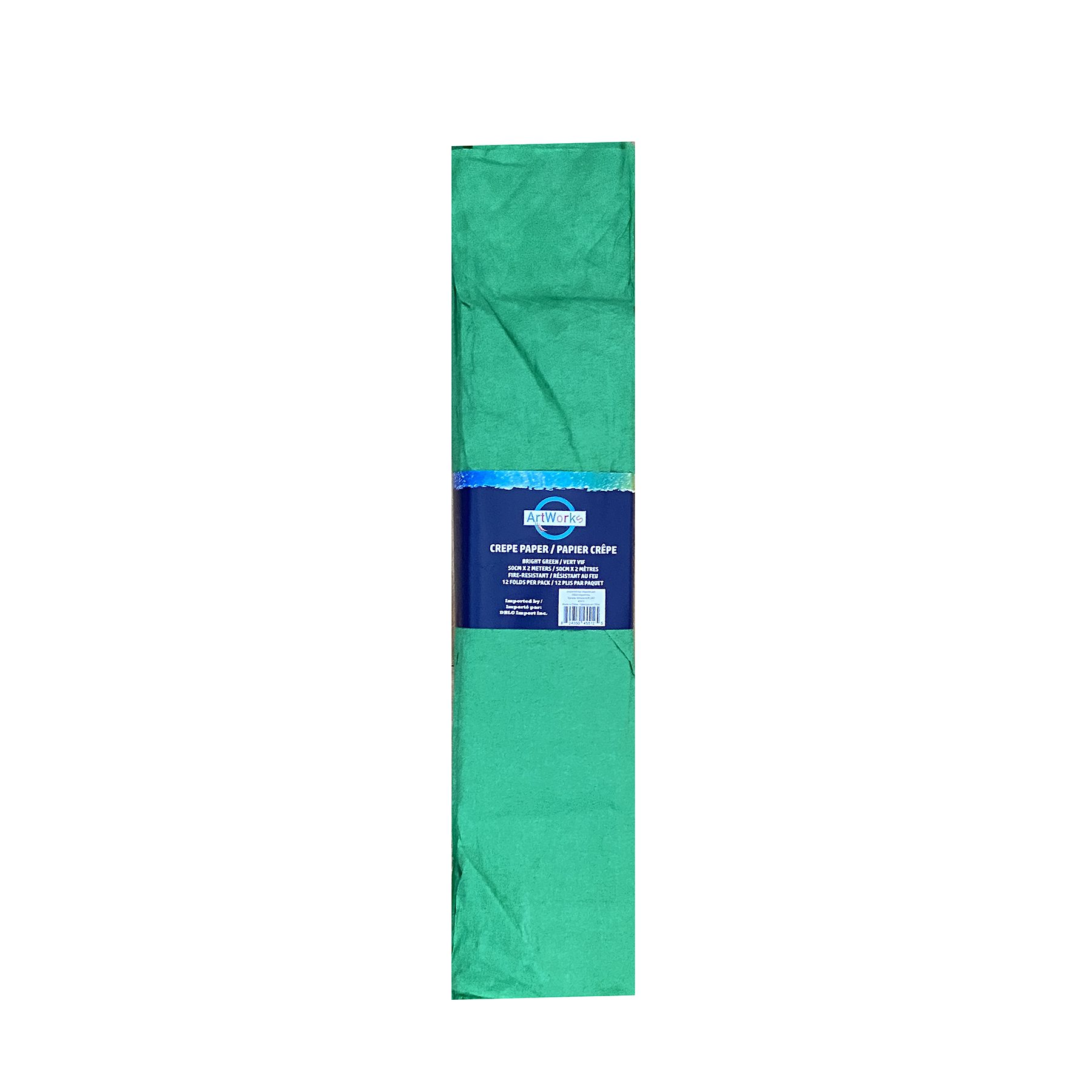 Bright green crepe paper DBLG Import