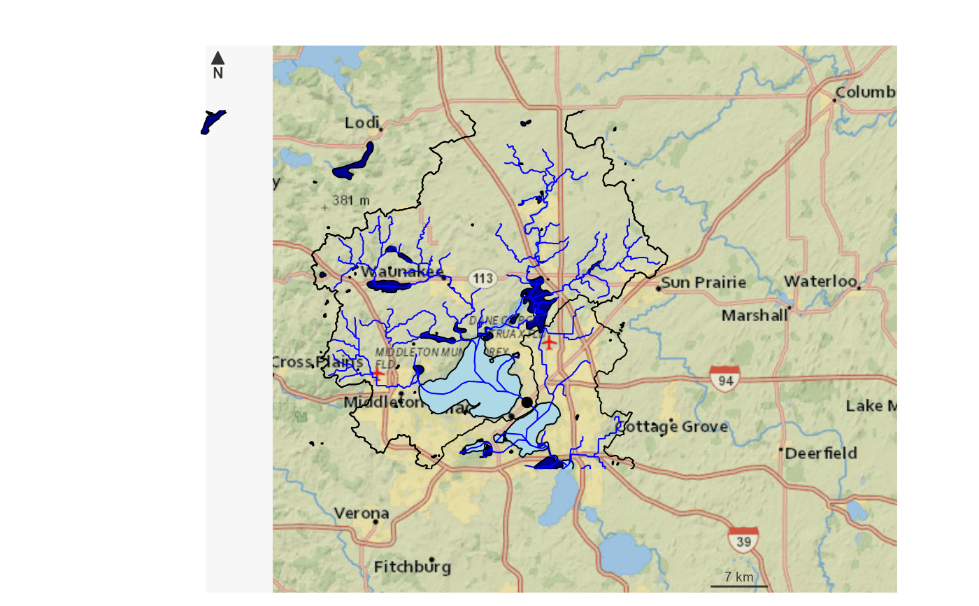 Plot NHDPlus — plot_nhdplus • nhdplusTools