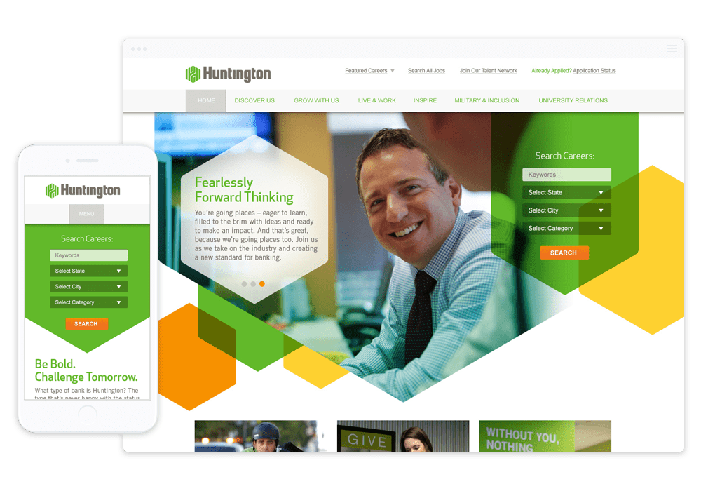 Custom Responsive Career sites dboy Creative