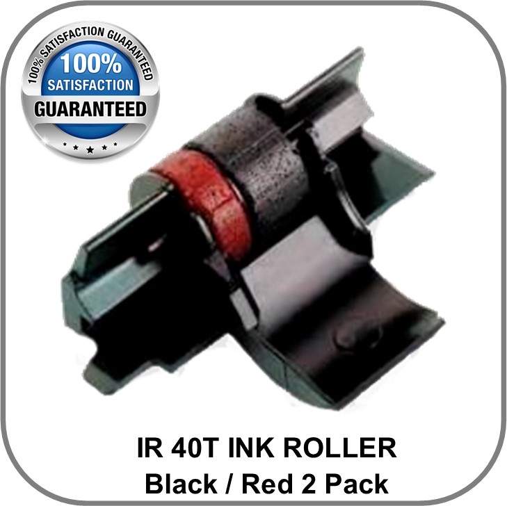 IR 40T Ink Roller Black / Red (3 Pack)