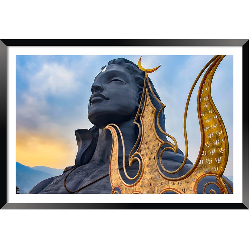 Adiyogi coimbatore photo frame