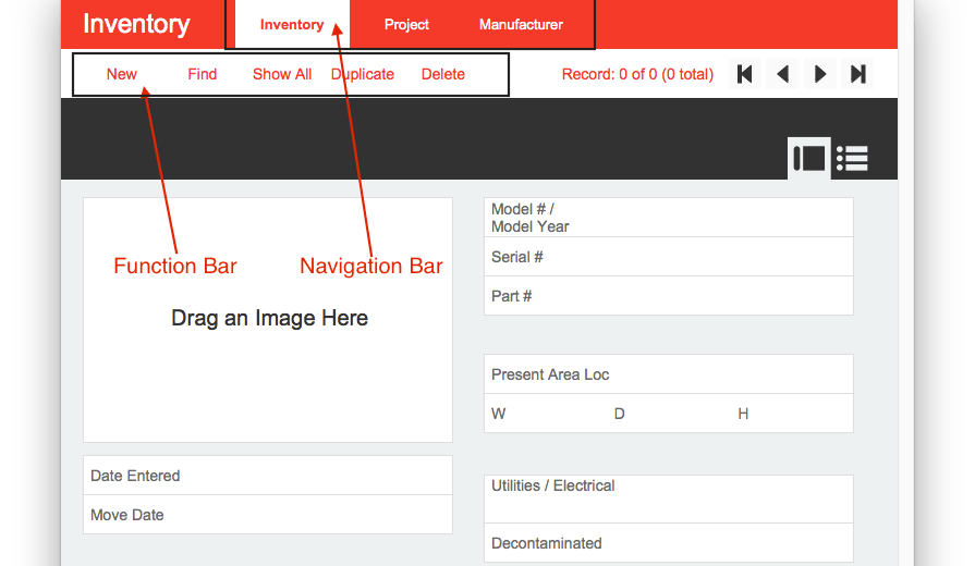 FileMaker Button Bar DB Services