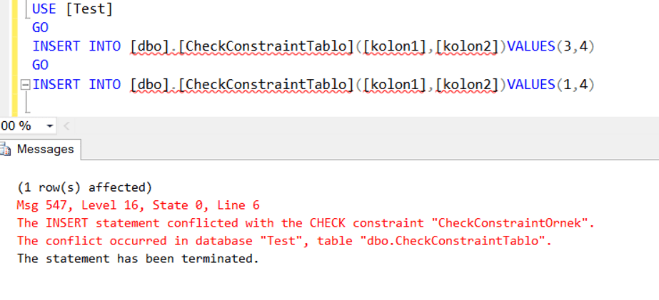 How To Create CHECK CONSTRAINT Database Tutorials