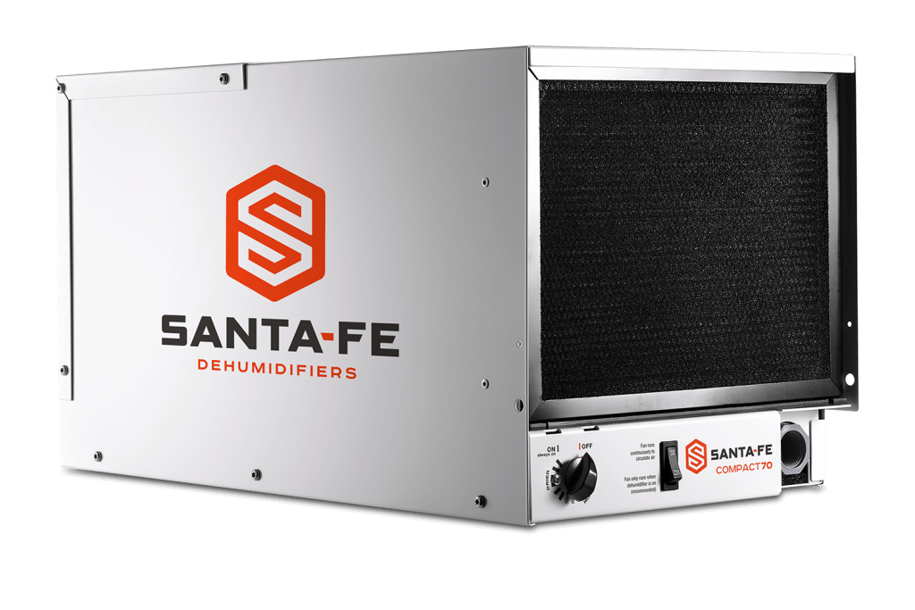 Santa Fe Dehumidifiers, Pittsburgh, PA region. Basement Waterproofing.