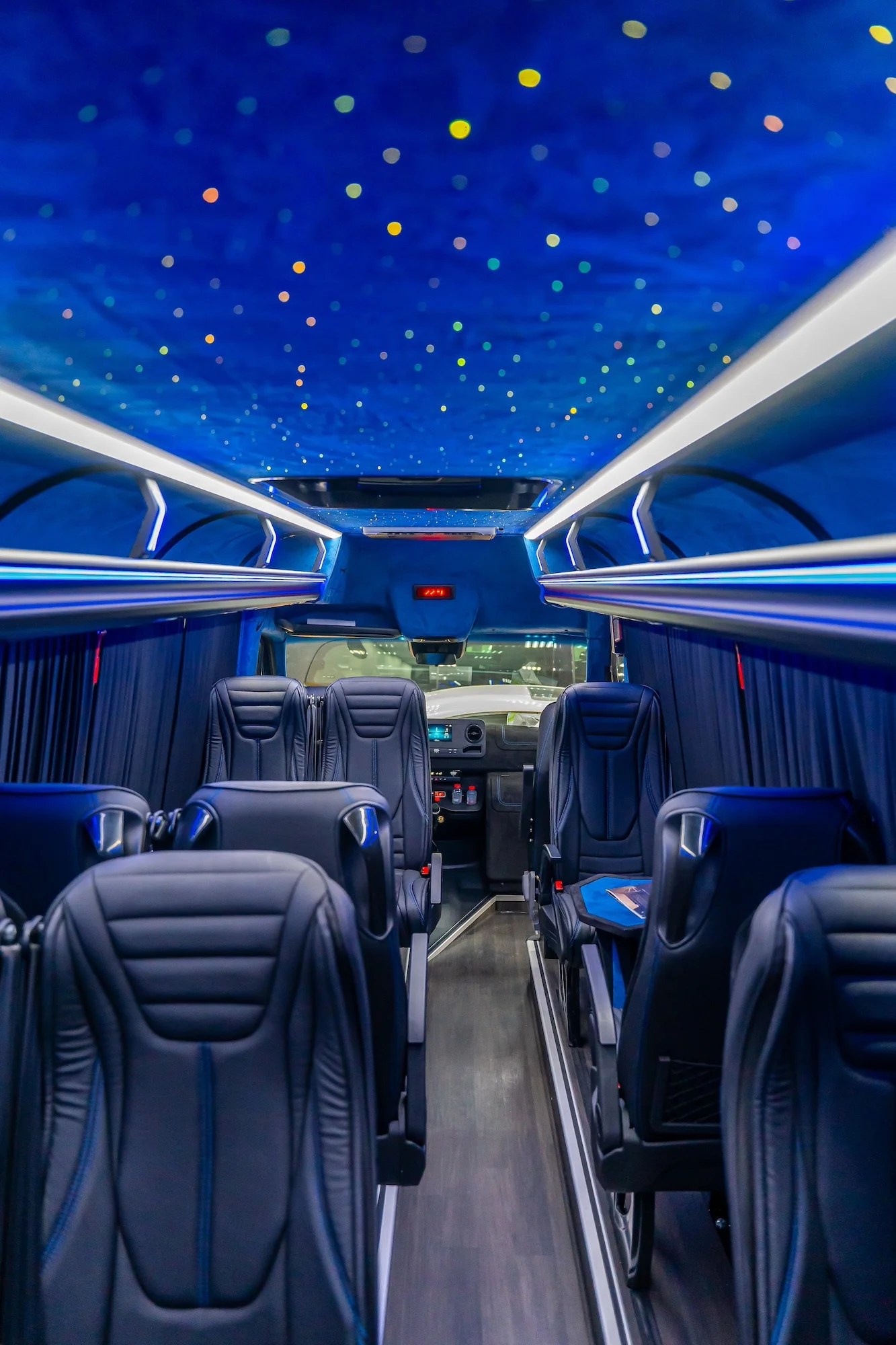 Mercedes Sprinter Van Rental with Private Driver in Dubai DBX VCLASS