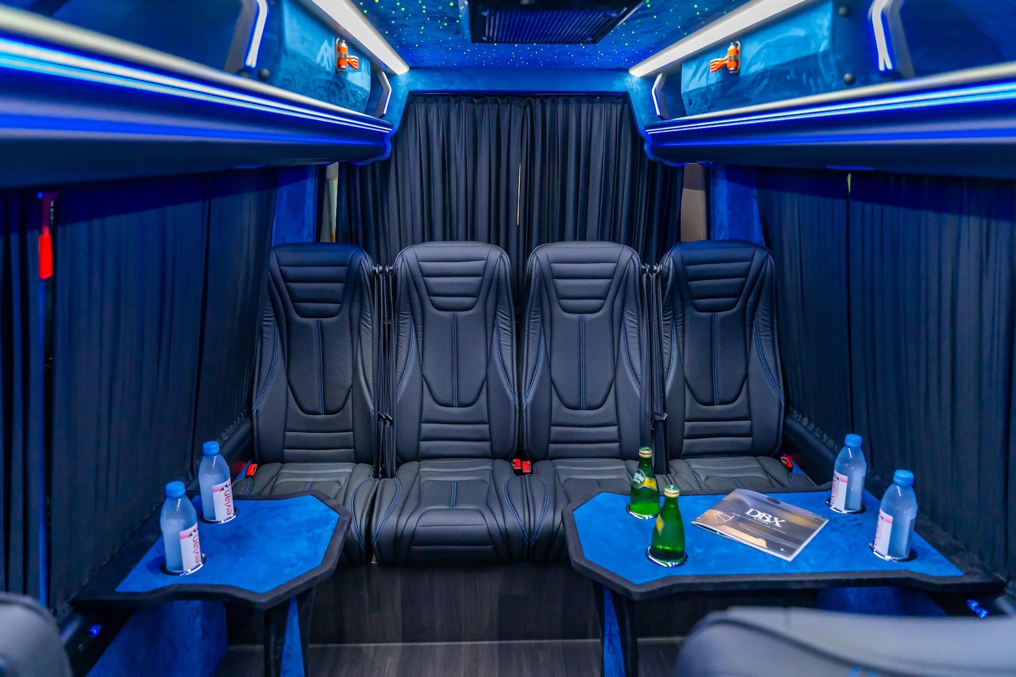 Mercedes Sprinter Van Rental with Private Driver in Dubai DBX VCLASS