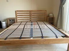 TARVA IKEA bed with LONSET Slatted Base