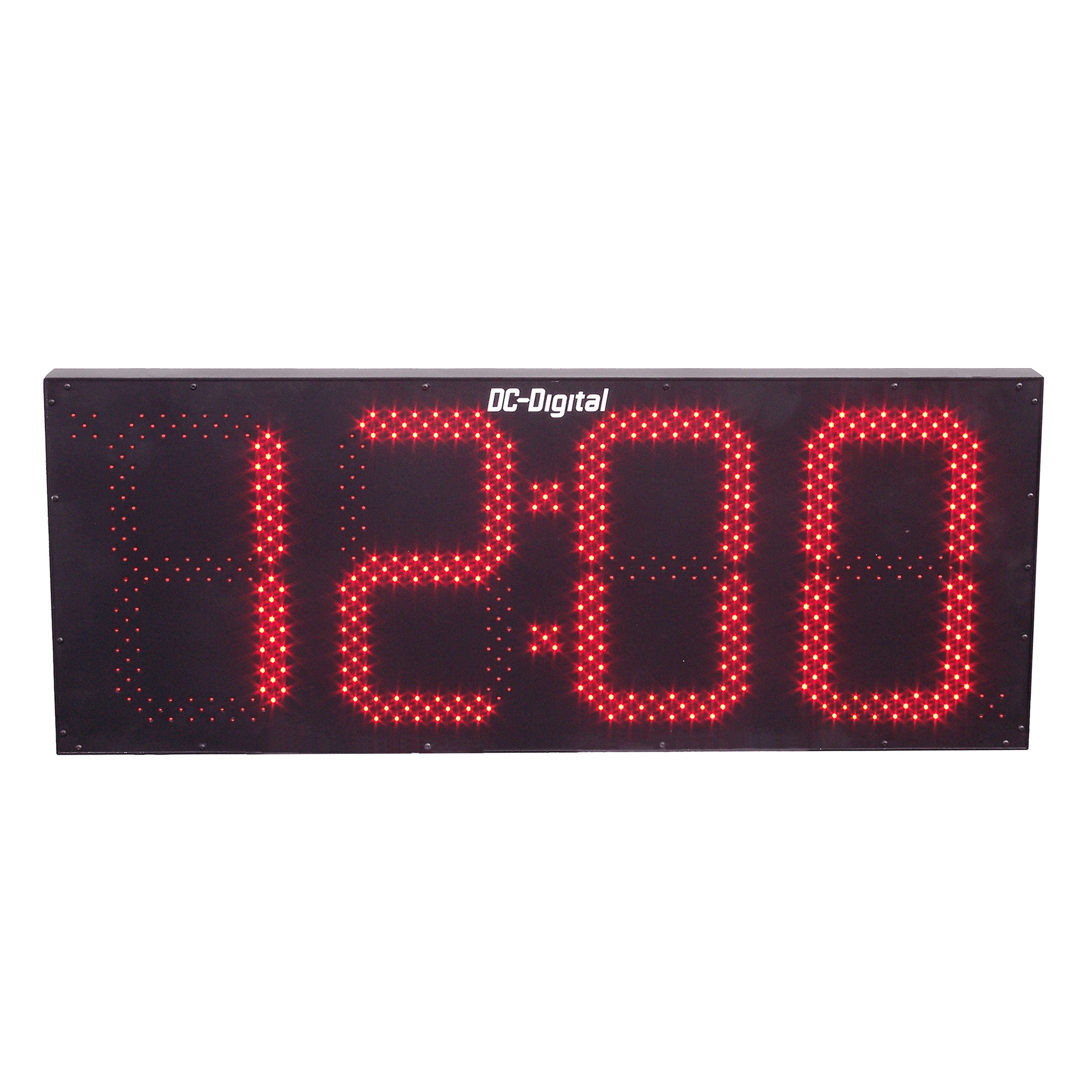 (DC150NIN) "Large Coverage Area" Network NTP Synchronized Digital LED Clock, 15 Inch Digits