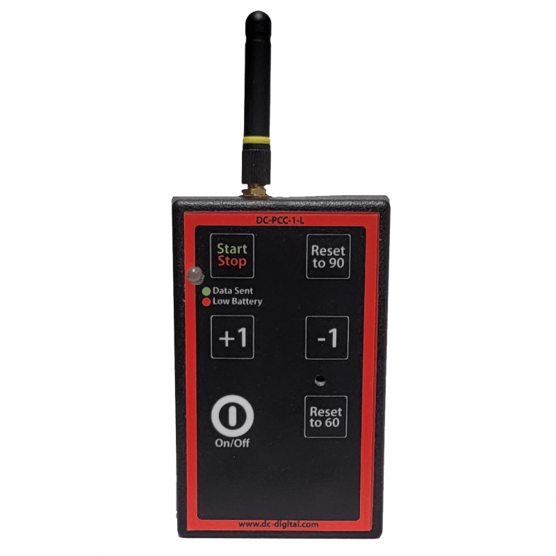 (DC152TDNWDualPortableLacrosse) Portable (2) 15.0 Inch LED Timer Displays, Battery