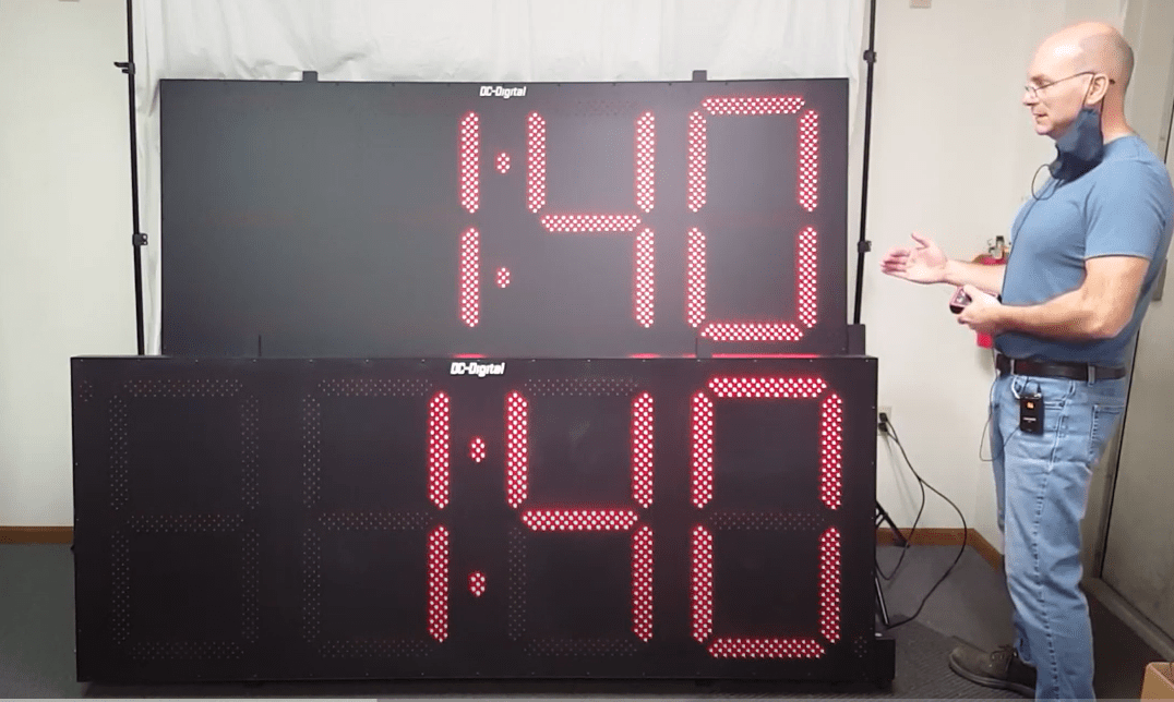 Portable Football play clock timers