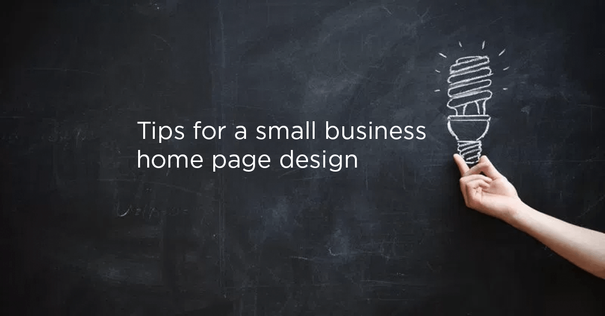 5 Tips For A Small Business Home Page Design DesignContest