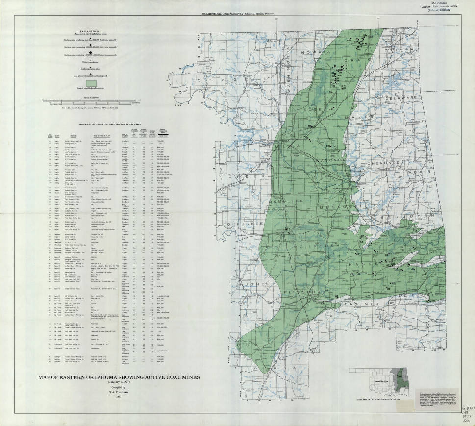 Map Of Oilton Oklahoma