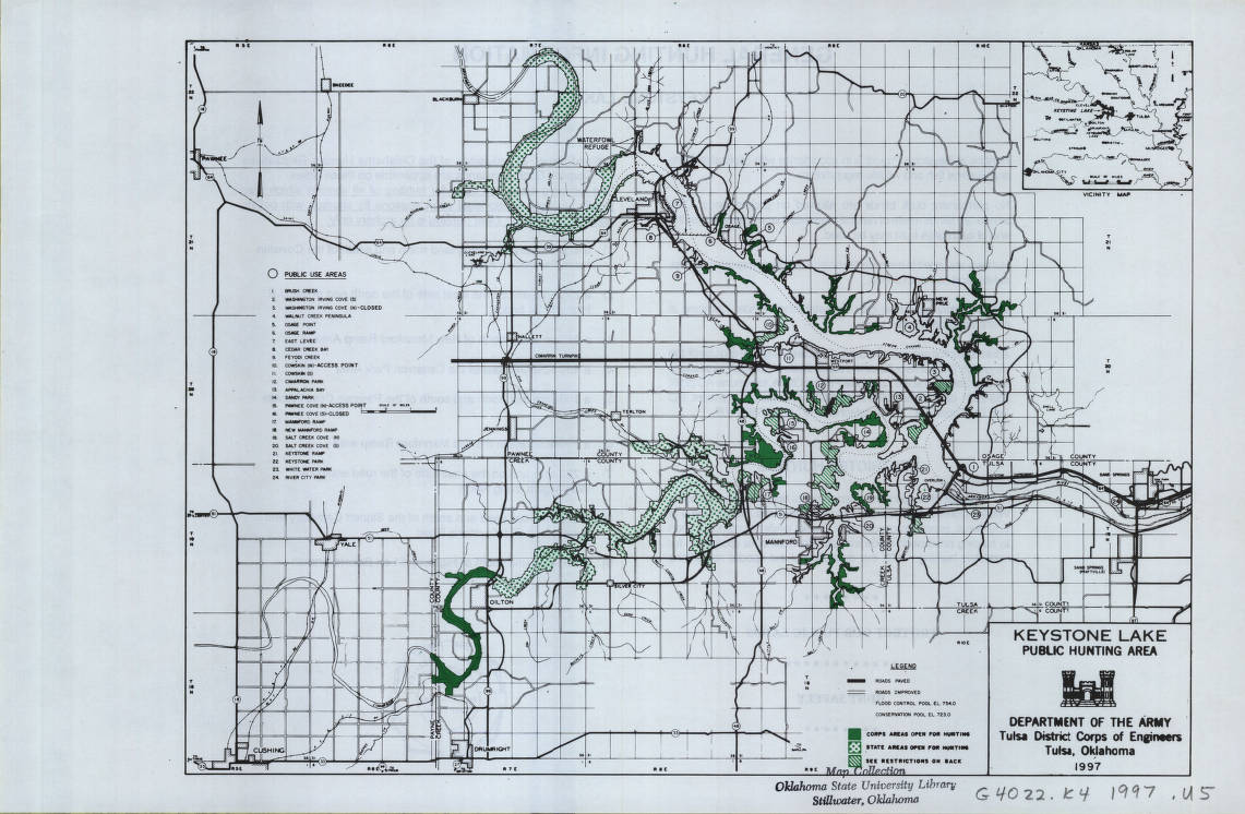 Oklahoma Public Hunting Land Map