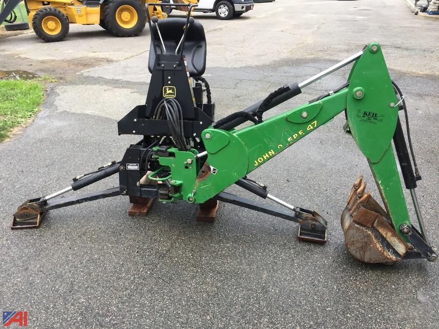 Auctions International Auction Town of Fishkill 11659 ITEM John Deere 47 Backhoe Attachment