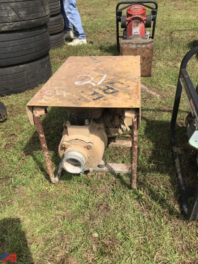 Auctions International Auction Walton County, FL 15462 ITEM Trash Pump