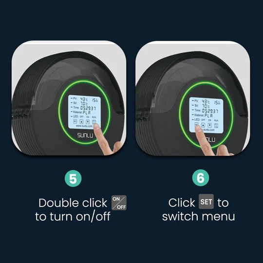 SUNLU S2 Filament Dryer - DConqueror3D