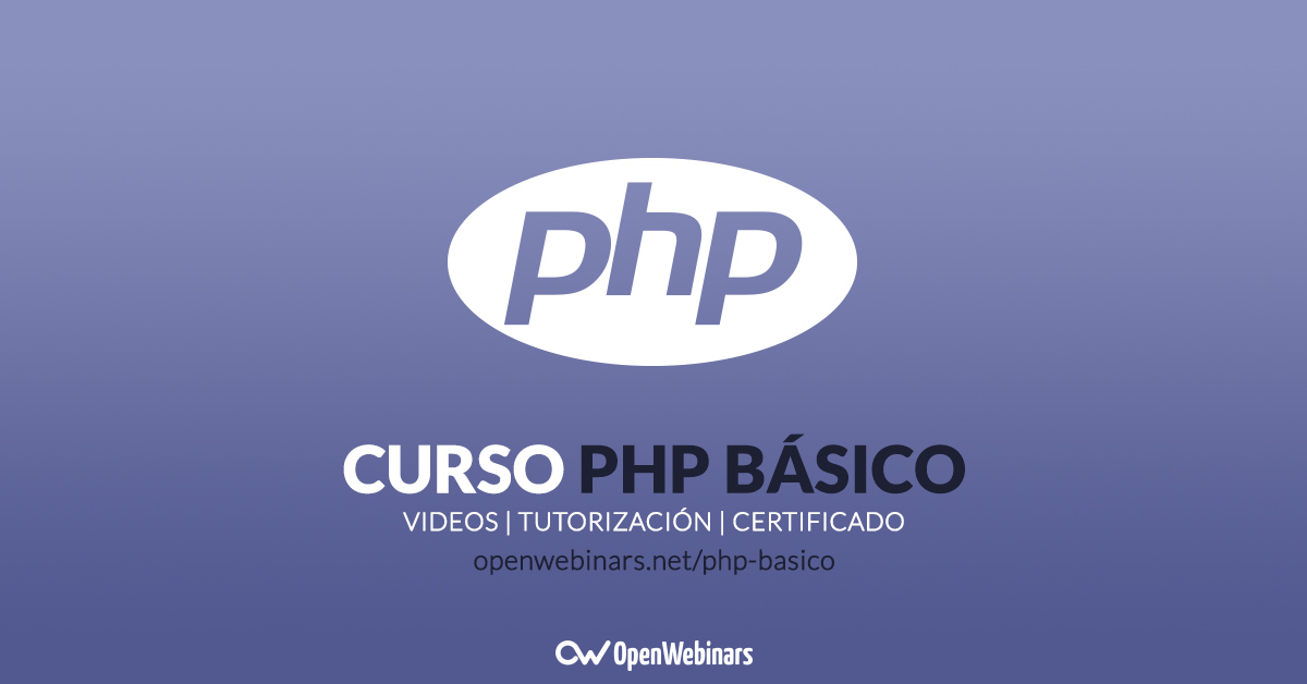 Curso de PHP Básico Online OpenWebinars
