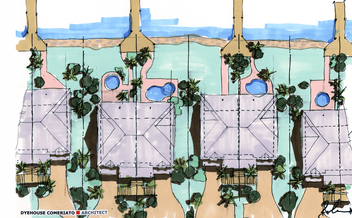 Calusa Island Village Renderings Dyehouse Comeriato Architect
