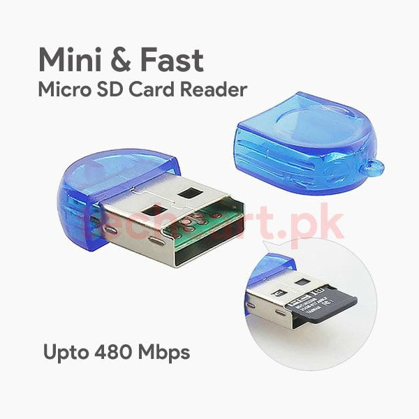 HP Micro SD Card Reader Mini And Fast 480Mbps Price In Pakistan DCart.PK