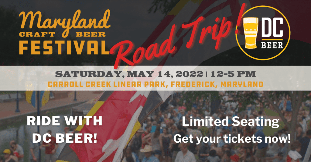 Ride with DC Beer to the Maryland Craft Beer Festival! DC Beer