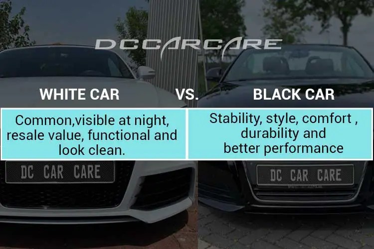 Black vs. White Car Which Color Is Better To Choose? DC Car Care