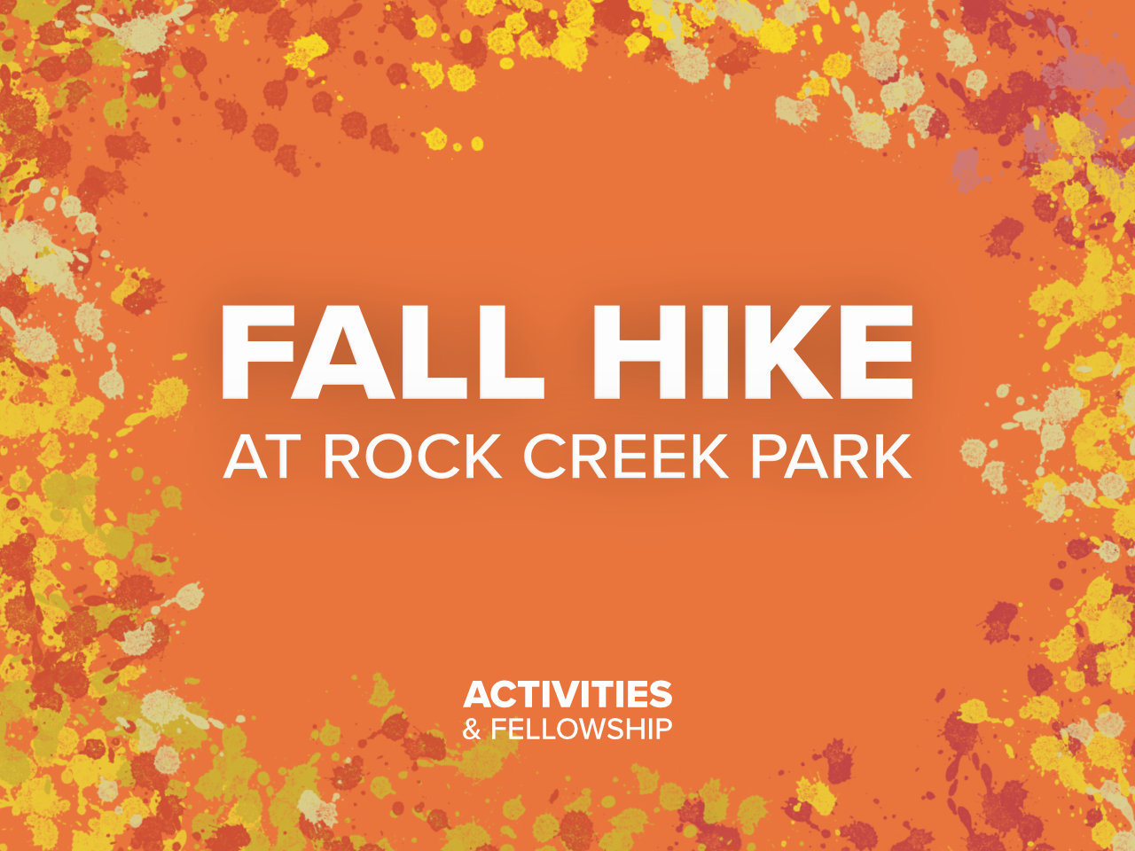 Fall Hike/Walk at Rock Creek Park — DC CMA
