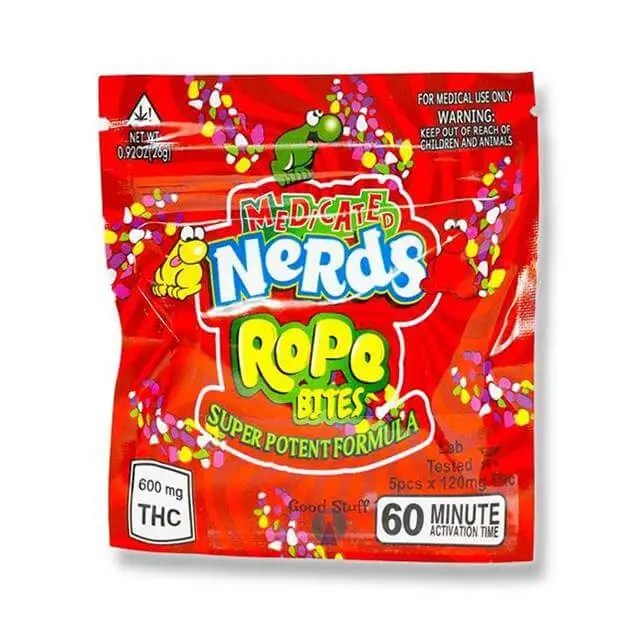 Nerds Rope Bite Topshelf Edibles 600mg DC Exotic Gifts Weed Delivery