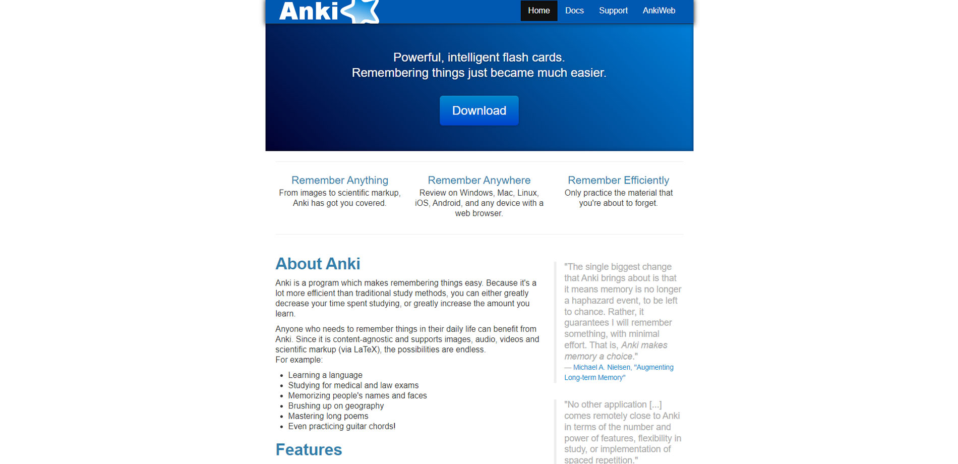 ANKI FLASHCARDS DCF EXPLORA
