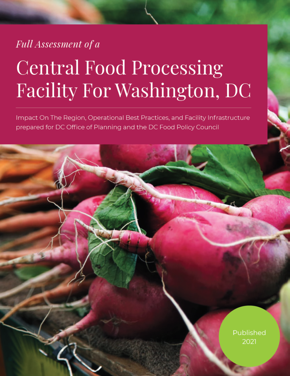 Centralized Kitchen Study Building a more equitable, healthy, and