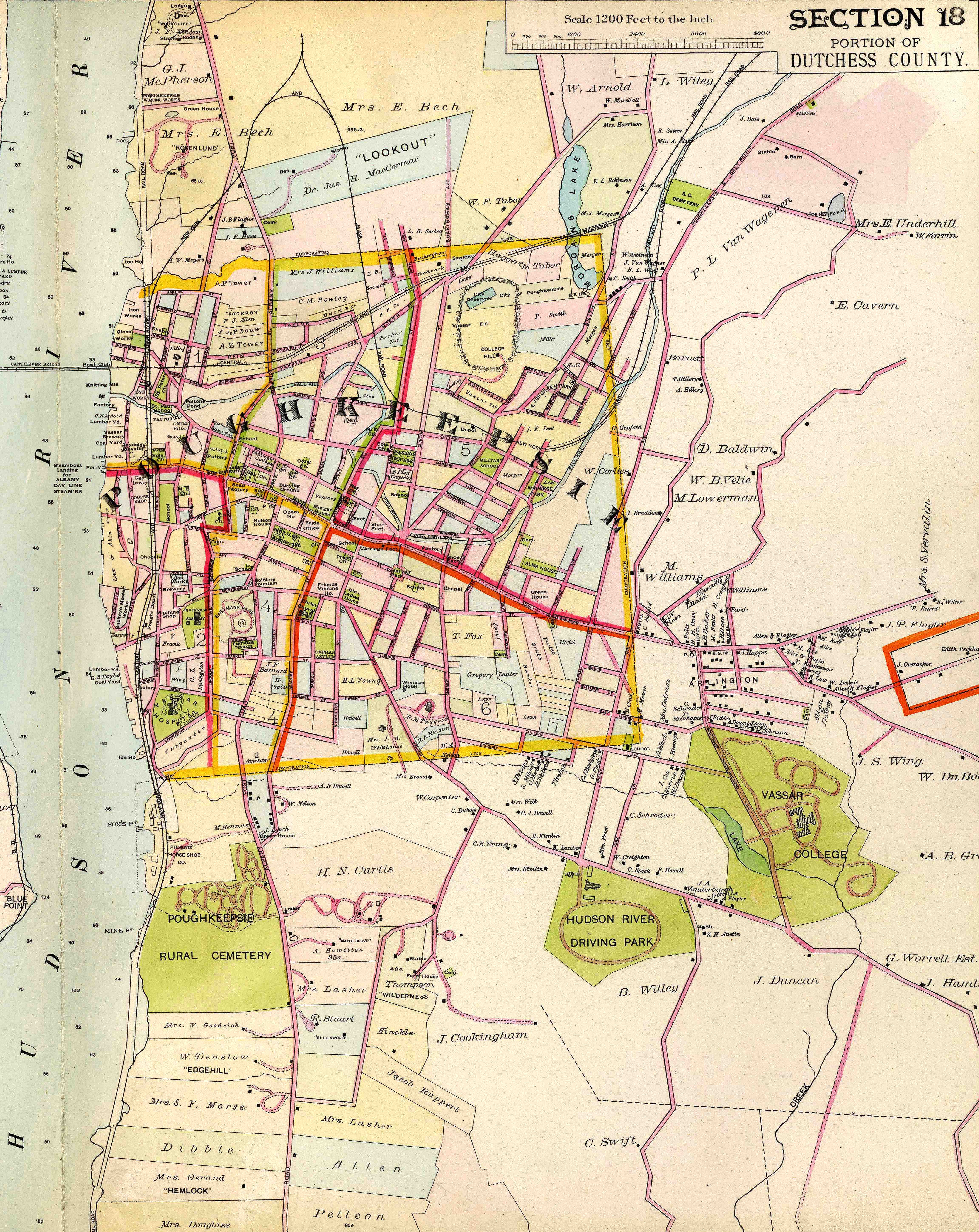 Maps of Poughkeepsie Dutchess County Historical Society