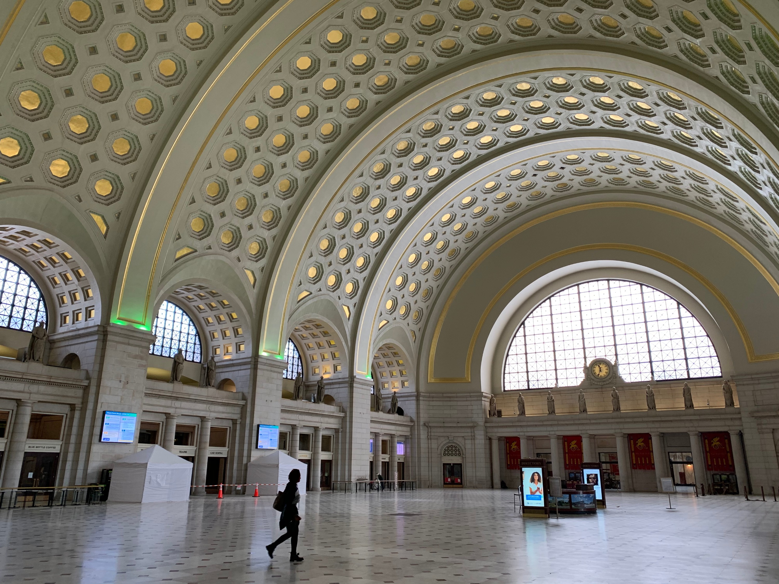 Union Station, D.C.'s Grand Crossroads, Is Brought To A Standstill By