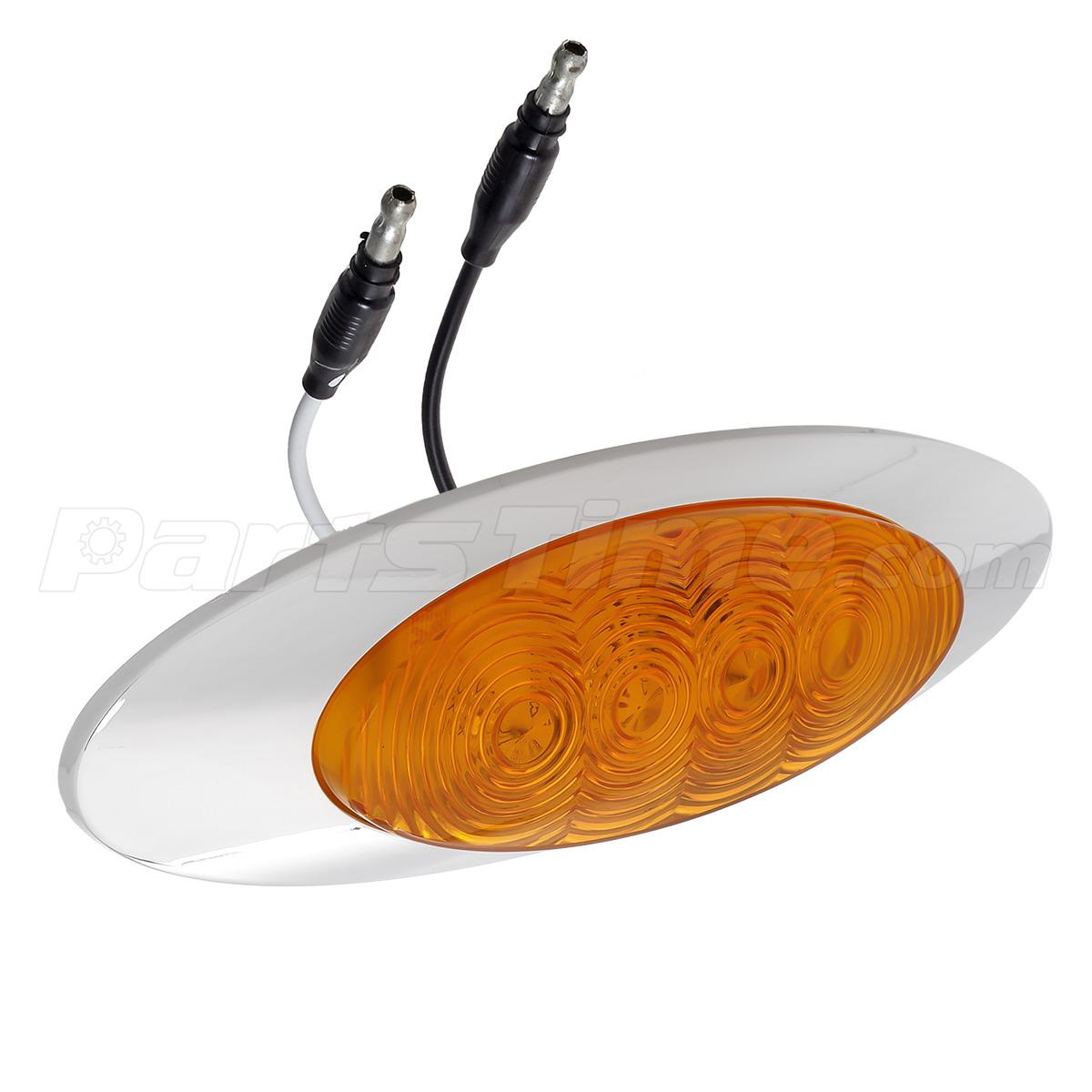 2pcs Side Marker Light Cab Clearance For Freightliner Coronado/Columbia