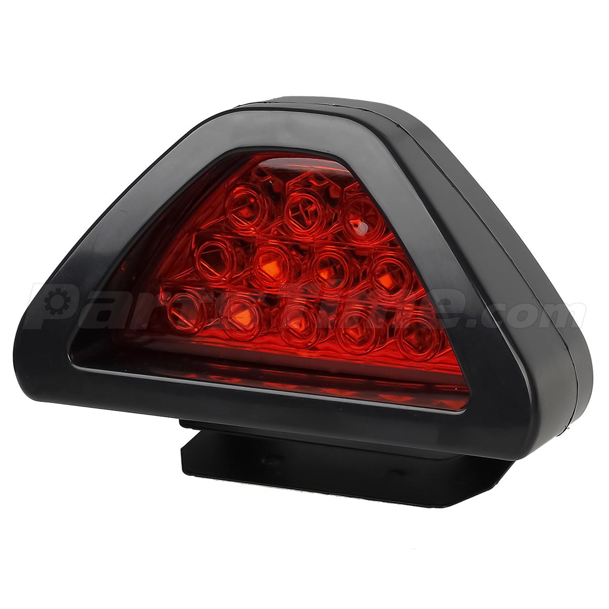 High power Triangle 12 LED Red Sealed Rear Stop Tail Third Brake Light