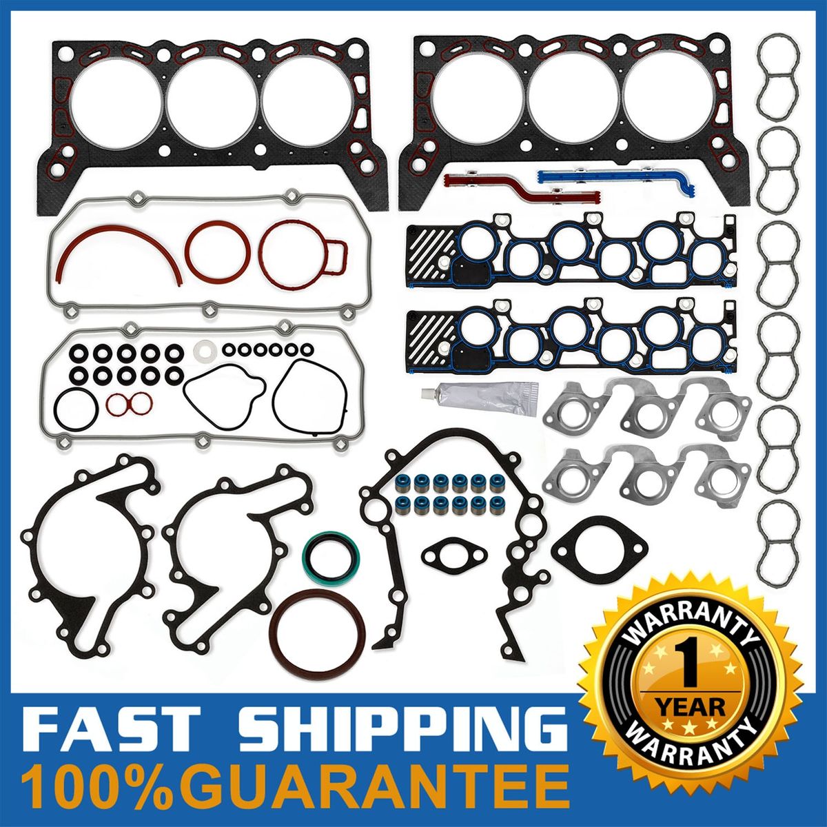 For 9798 Ford F150 Econoline 4.2L Cylinder Head Gasket kit Lifetime